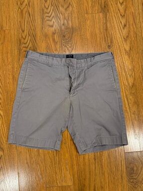 J. Crew Men's Gray Gramercy Chino Shorts